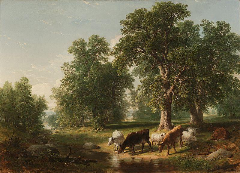 Asher Brown Durand A Summer Afternoon China oil painting art